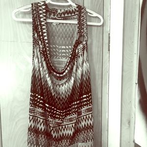 Black n white stripe blouse